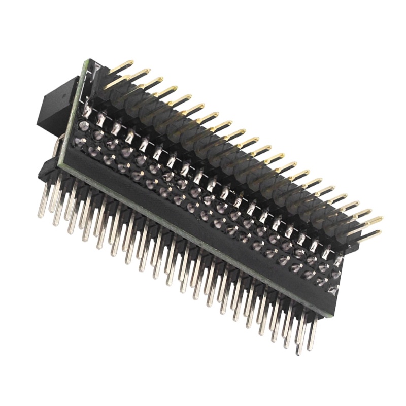 Btsg Untuk Raspberry Pi 40-Pin GPIO 1sampai2 Papan Ekspanding 2x20-Pin Strip Baris Ganda Konektor GPIO Lurus Pin Header