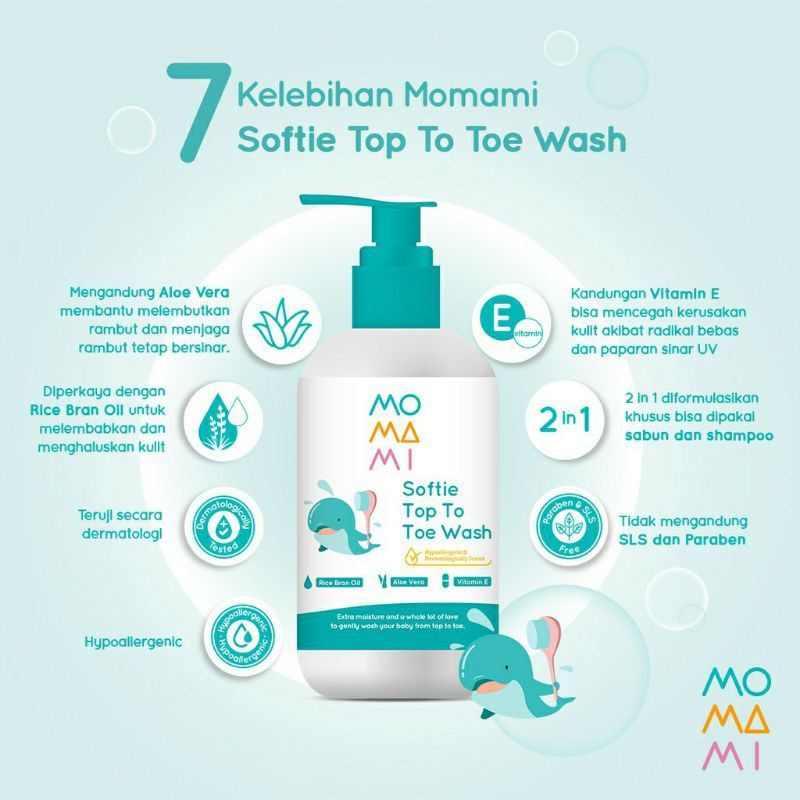 MOMAMI softie top to toe wash