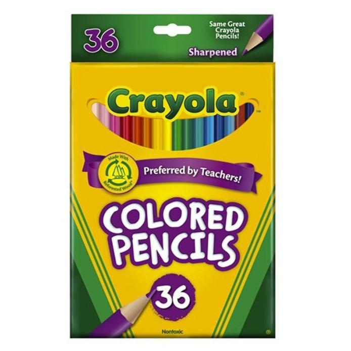 

Crayola Colored Pencils 36 - Long