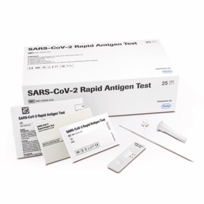 ROCHE Sars CoV2 Rapid Antigen Test BioSensor ori isi 25pcs