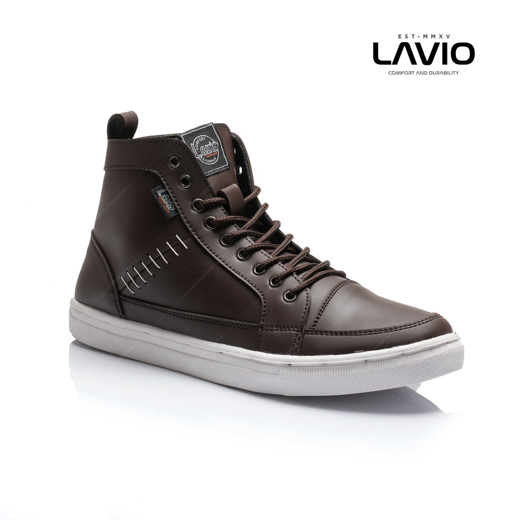 Sepatu Sneakers High Pria Dewasa Casual Lavio Alvaro Original Terbaru