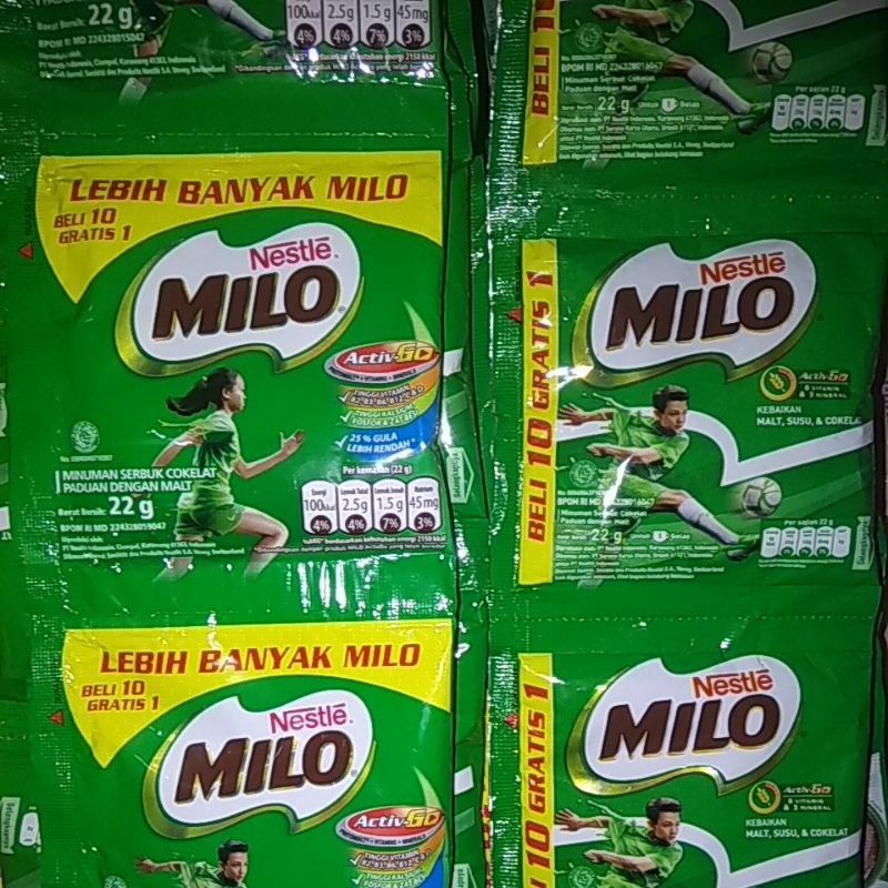 

milo activGo susu bubuk 22gr eceran 1sachet