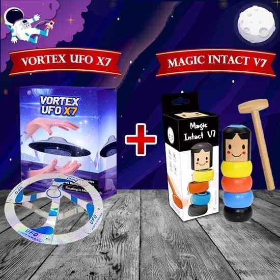 Vortex Ufo X7 Free Mainan Magic Intact V7
