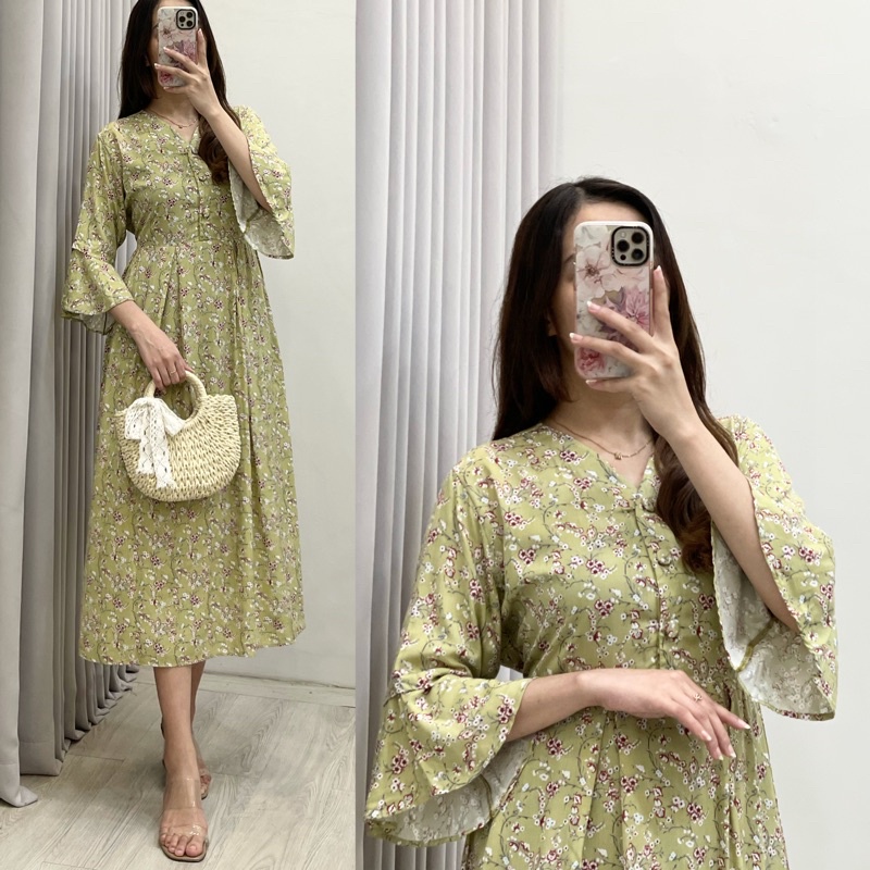 Daster Kova Homewear by Amariel-Kov: Matcha Miniskr