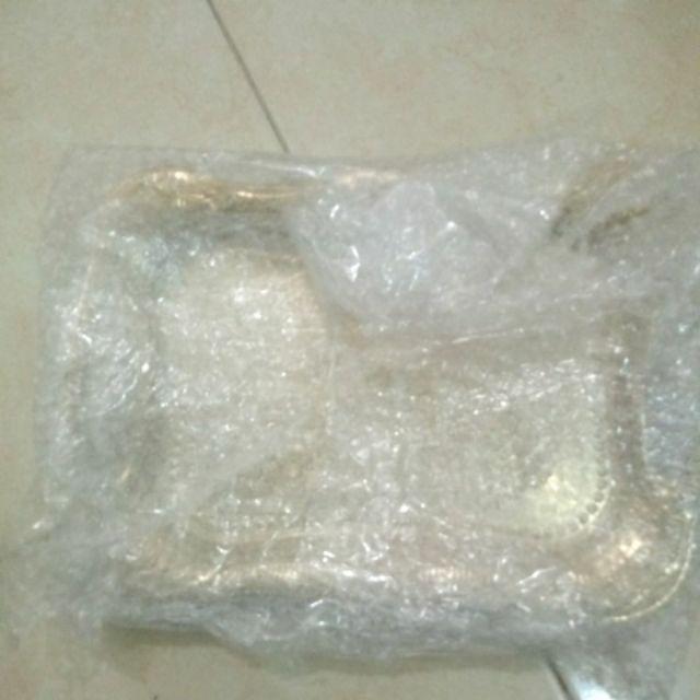 Nampan Arab Persegi Sedang / Nampan Stainless / Souvenir Oleh Oleh Haji Dan Umroh