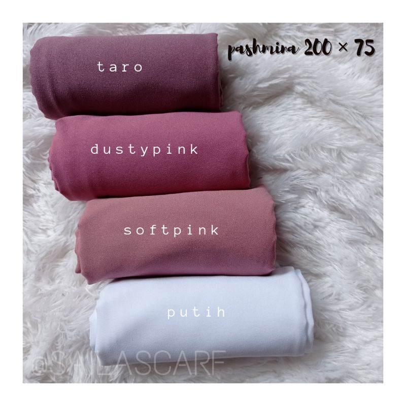 Pashmina JUMBO 200 X 75 Syari JAHIT TEPI by Saila Scarf-6