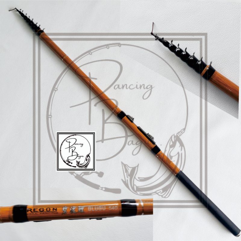 Joran Pancing Tegek Carbon Oregon Glugu Carbon 540 Set Kolong ORI Murah