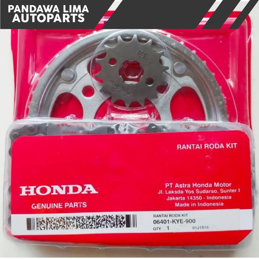 GEAR SET HONDA MEGAPRO NEW VERZA CBR 150 OLD TIGER ORI HGP