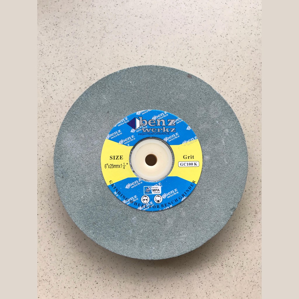 Batu Gerinda Duduk Poles Asah Batu Akik 6 INCH BENZ Grit 100