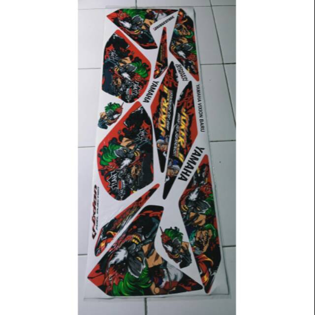 Striping sticker variadi yamaha vixion nvl 2013-2014 motif joker