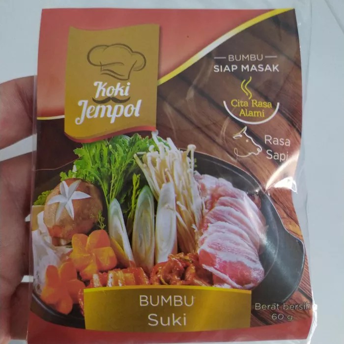 

bumbu suki kuah shabu shabu instant bumbu 60gr koki jempol kuah halal