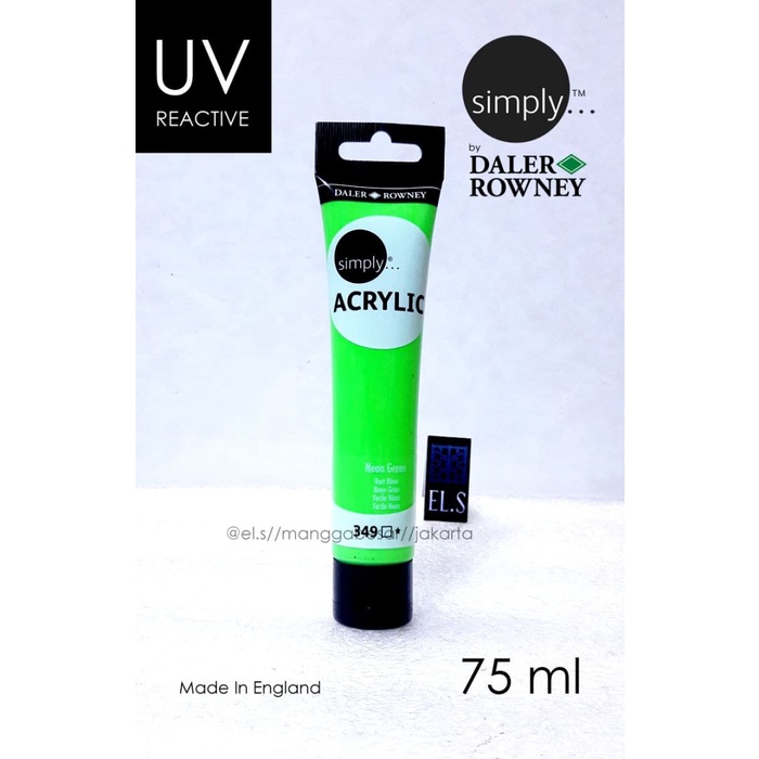 

Buruan Daler Rowney Simply Acrylic Neon Green 75 Ml ( Cat Akrilik ) Murah