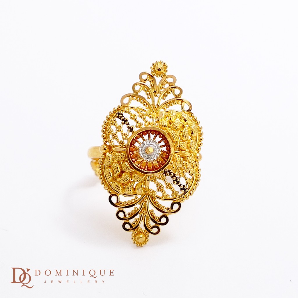 

Dominique Jewellery-Cincin Dubai Standar Internasional 91,6% DQC 1819