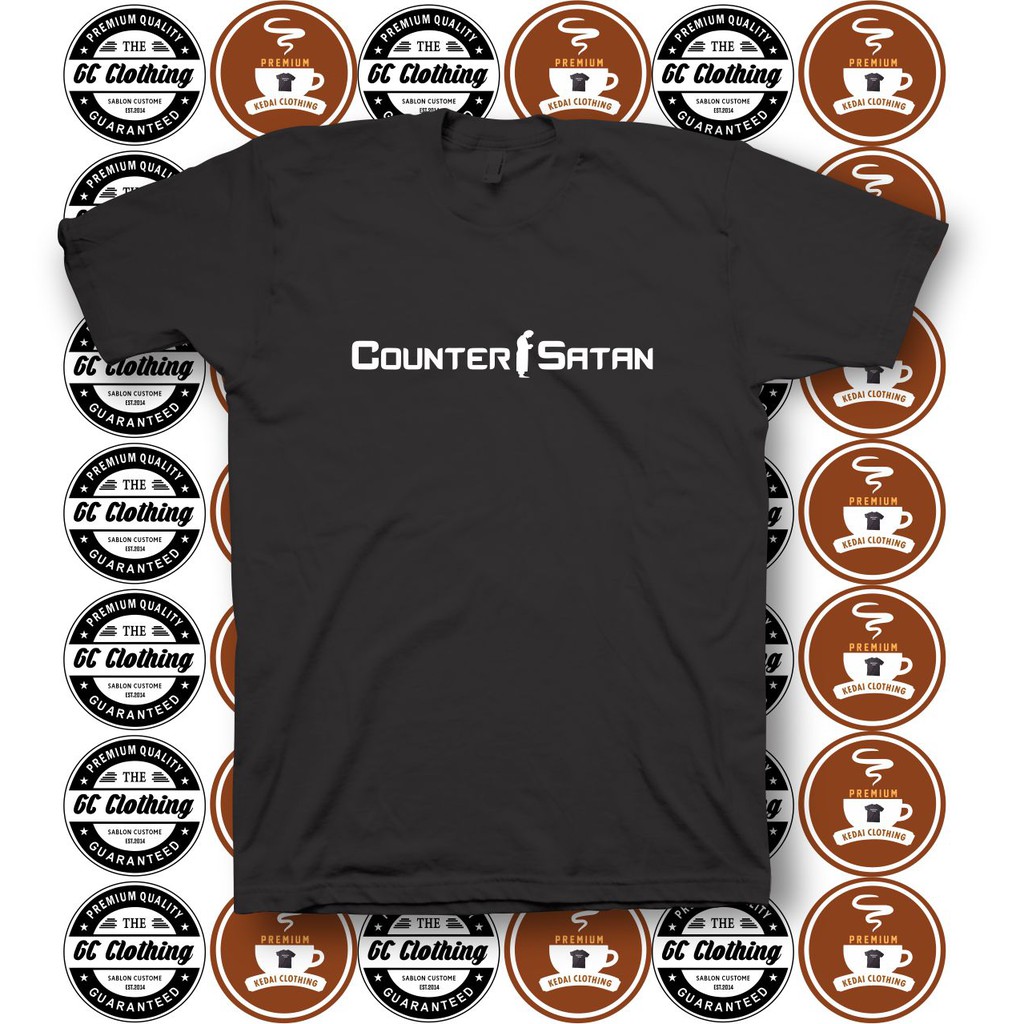 Tshirt custom satuan - counter satan1
