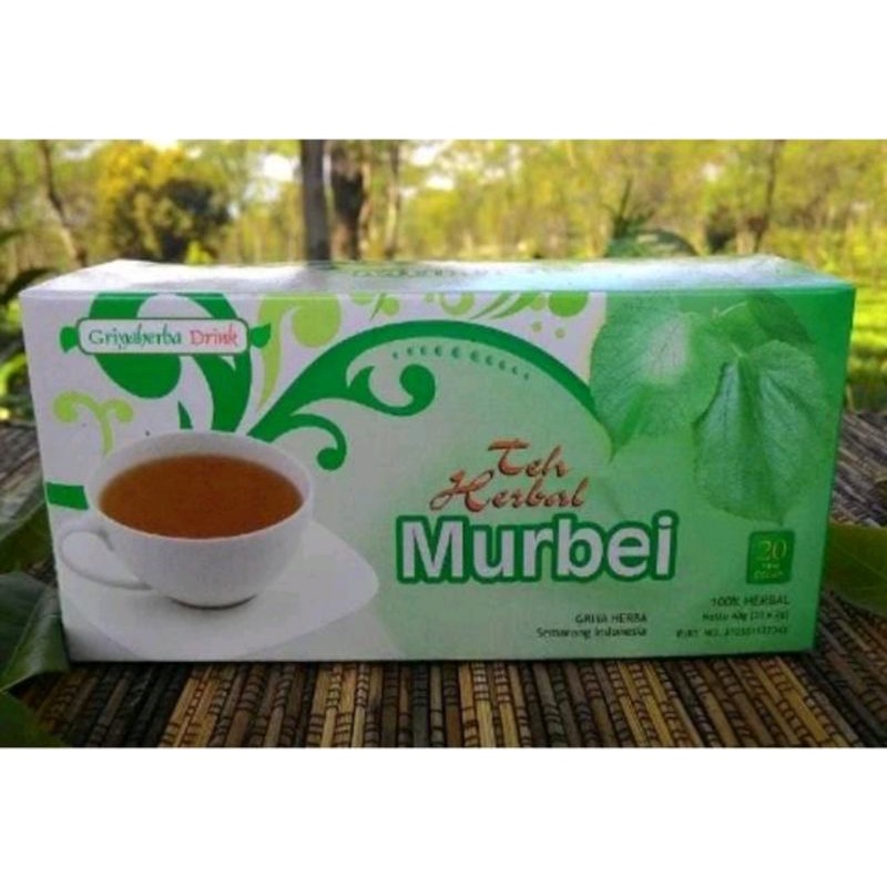 

OBAT HERBAL TEH MURBEI ORIGINAL GRIYA HERBA ISI 20 TEH CELUP ALAMI BERKUALITAS