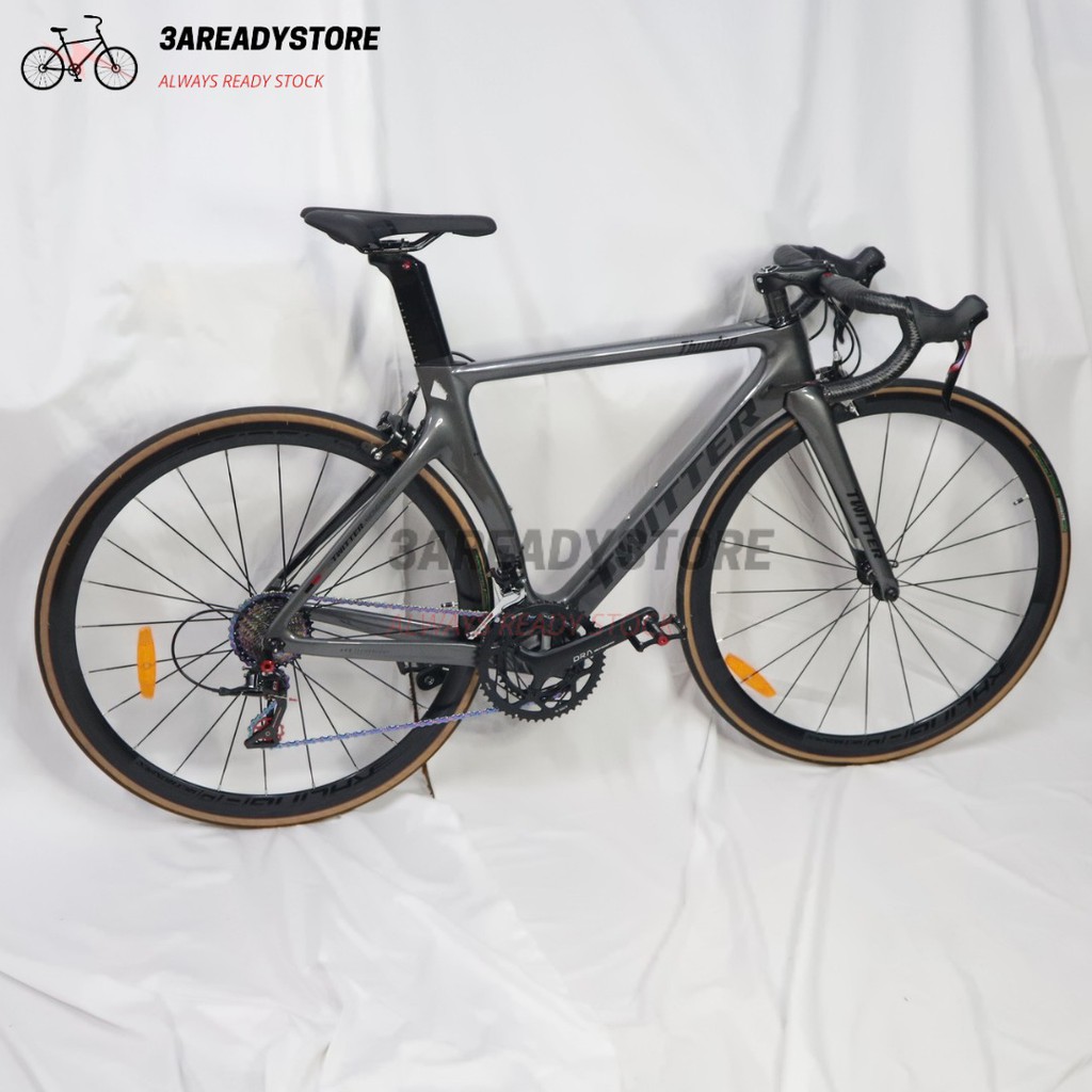 Sepeda Roadbike Full Carbon TWITTER Thunder SHIMANO 105 22 Speed