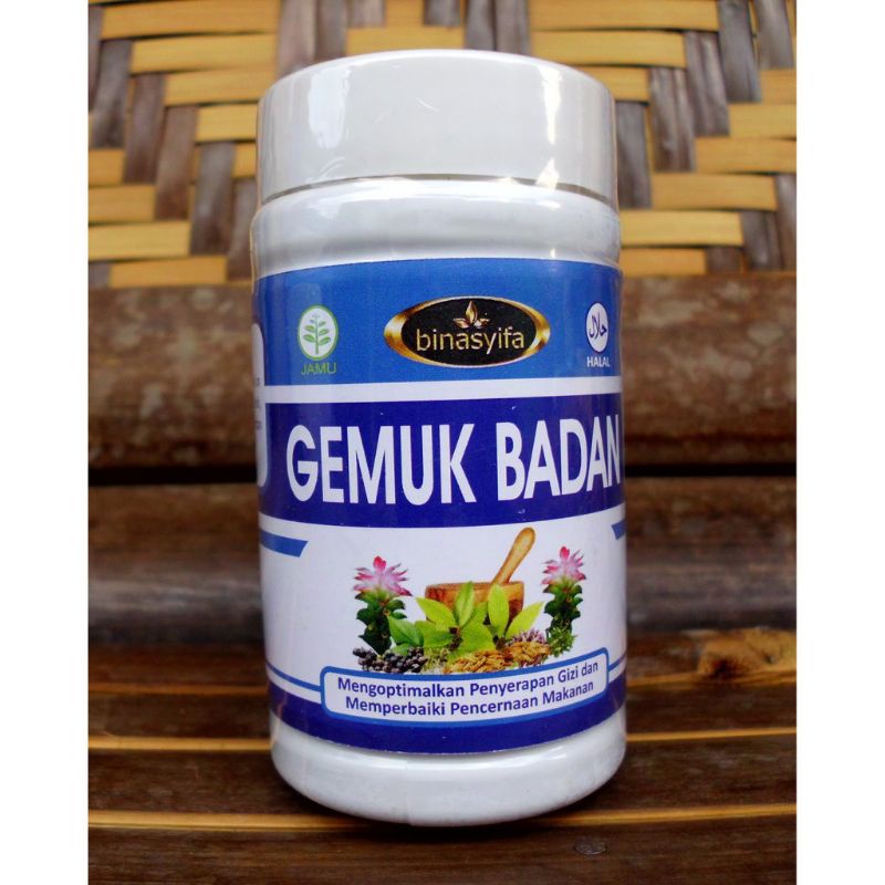 Obat penggemuk badan herbal alami GEMUK BADAN Asli 100% origonal