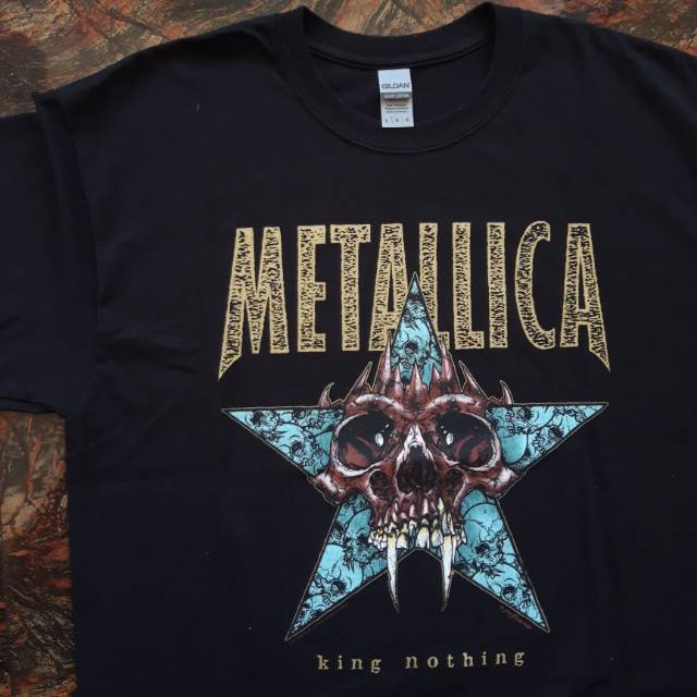 Official Men's Black T-Shirt King Nothing Metallica 