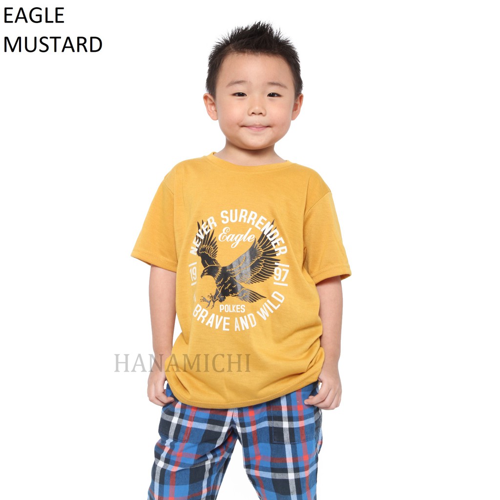 Hanamichi EAGLE Kaos Anak Lengan Pendek