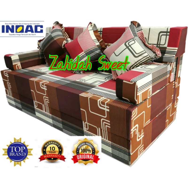 Sofabed INOAC FOAM Kwalitas busa Density 23, bergaransi 10tahun, size king~no.2