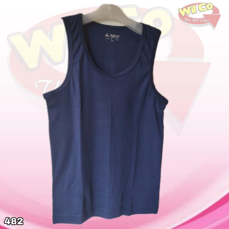 K482 - KAOS DALAM PRIA KAOS PRIA SINGLET PRIA PAKAIAN DALAM PRIA AGREE SIZE M - XL HARGA PER 1 PCS