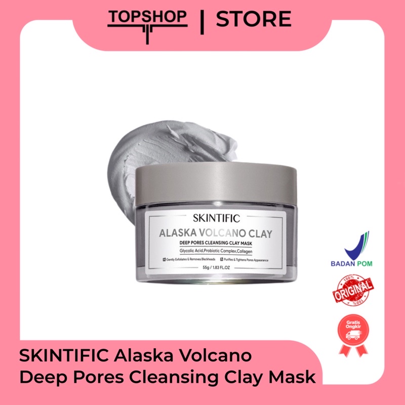 Skintific Alaska Volcano Deep Cleansing Clay Mask