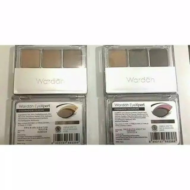 ❣️Rakkistore99❣️Wardah Eyexpert Nude Colours Eyeshadow (100% Original)