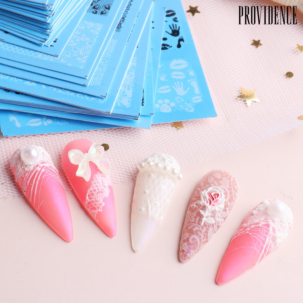 Providence 24Pcs/Set Nail Transfer Vivid Images DIY Colorful Roll Totem Stickers Manicure Sliders Decoration for Female