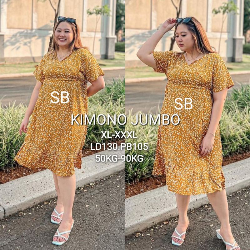 dress kimono Jumbo Rayon super