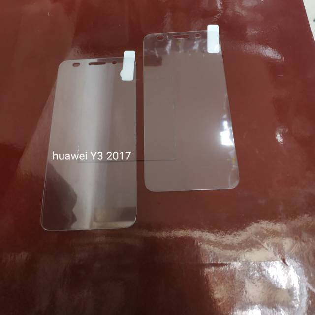 Tempered glass Huawei Y3 2017 . Y5 2017 . Nova 3i . Honor 7S anti gores kaca bening transparan screen guard pelindung layar