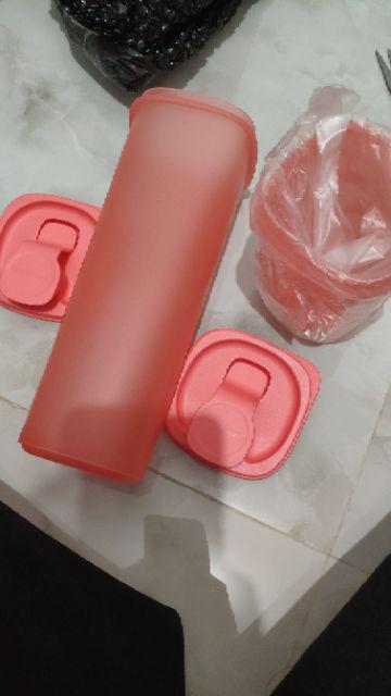 Cooking Oil Tempat Botol Minyak, Kecap,smart Saver Round/ezy Pour / Tempat Minyak/2 Pcs Tupperw