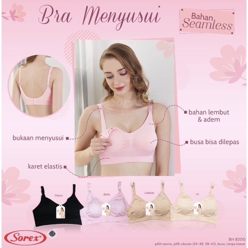 Bra Menyusui Premium Maternity SOREX 8200 Murah