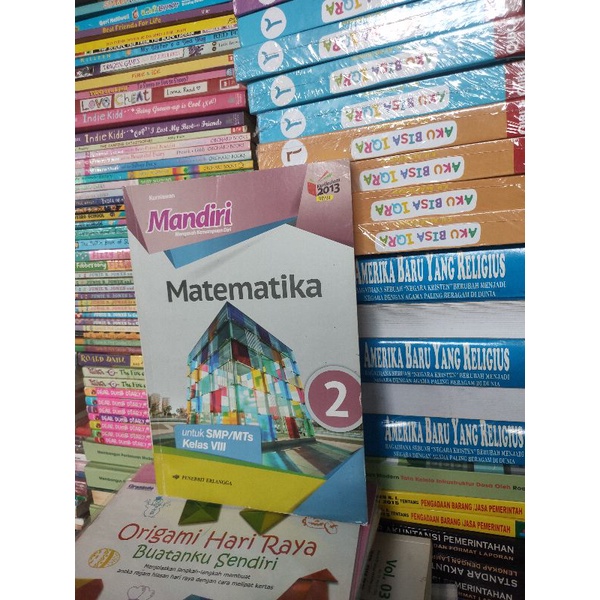 buku mandiri matematika kelas 8 SMP k13 Erlangga
