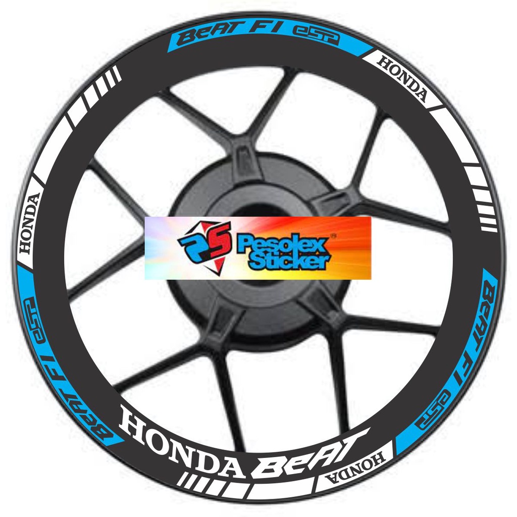 Cutting Sticker Lis Velg Motor HONDA BEAT 03