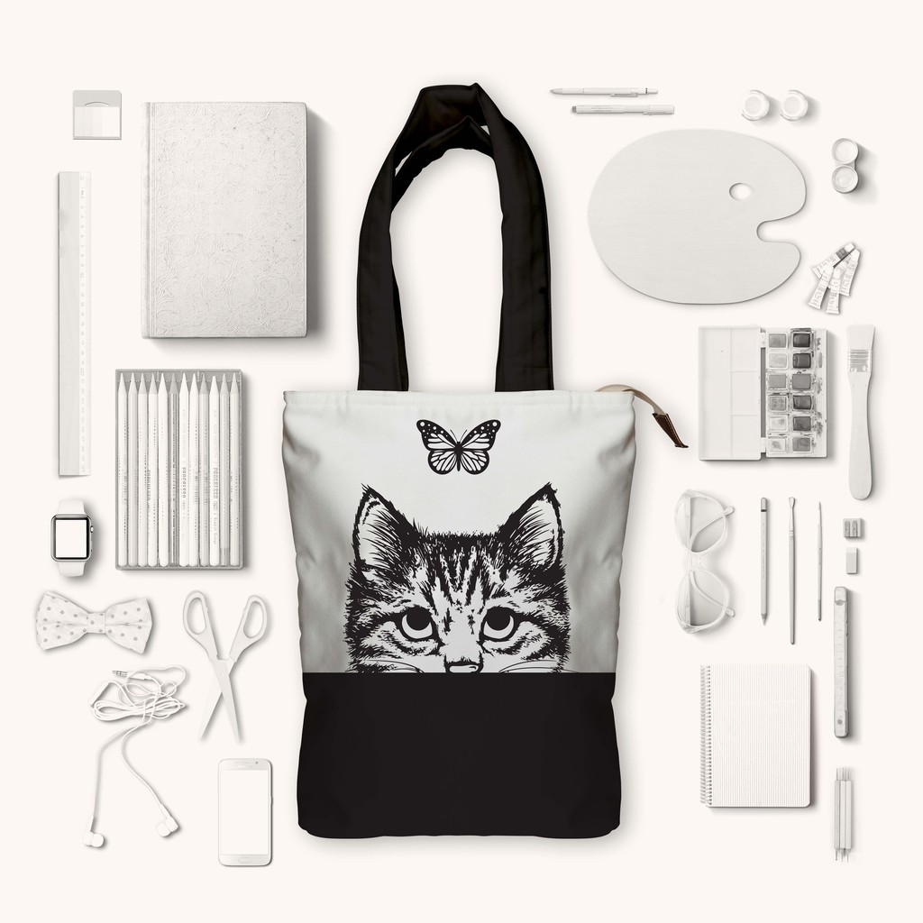 Tote Bag Kanvas Look