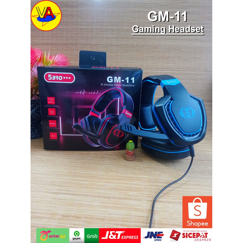 5BRO Headset Gaming Earphone GM-11 Sound Expert Mobile / PC Headset Gaming