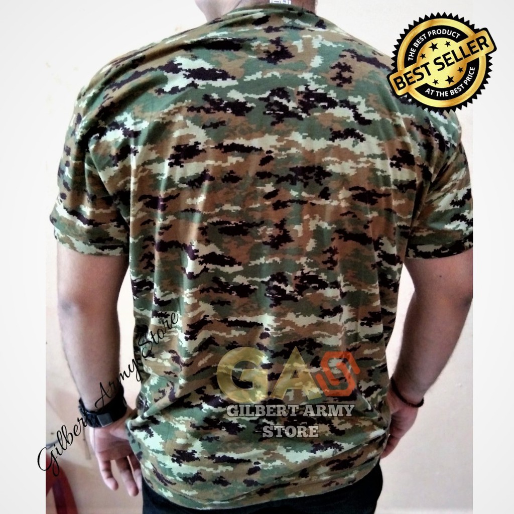 GILBERT ARMY STORE Kaos Loreng Kostrad Linud Lengan Pendek Grosir Kaos Militer Murah