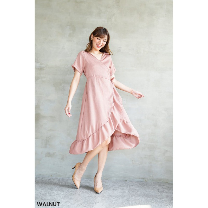 KIMONO CRINKLE DRESS / Korean Crinkle dress / Casual Party Dress wanita