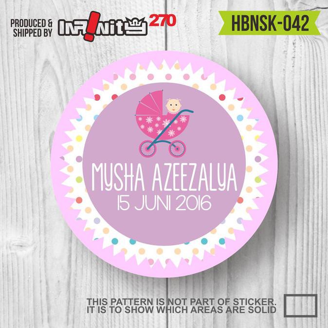 

Sticker Label Souvenirs Hampers Ulang Tahun Aqiqah Man Yue Hbnsk-042 Ready Stok