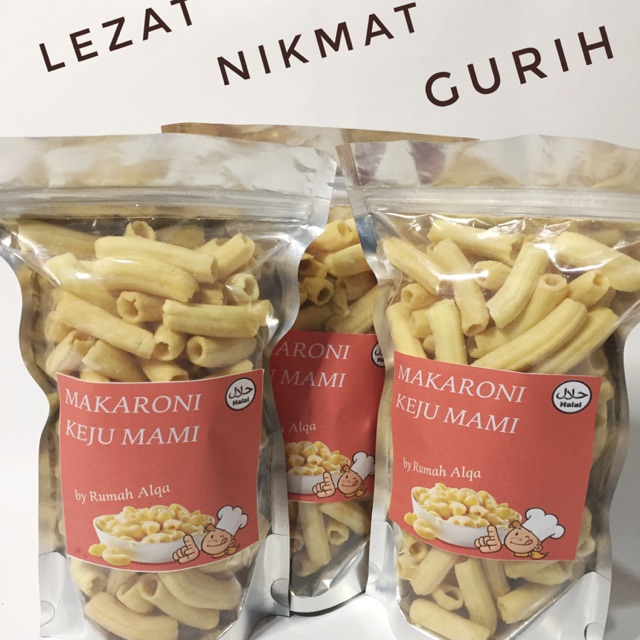 

MAKARONI KEJU MAMI CAMILAN LEZAT SEHAT NIKMAT 200 gram