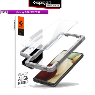 Tempered Glass Samsung Galaxy A32 5G A12 M12 Spigen AlignMaster Clear