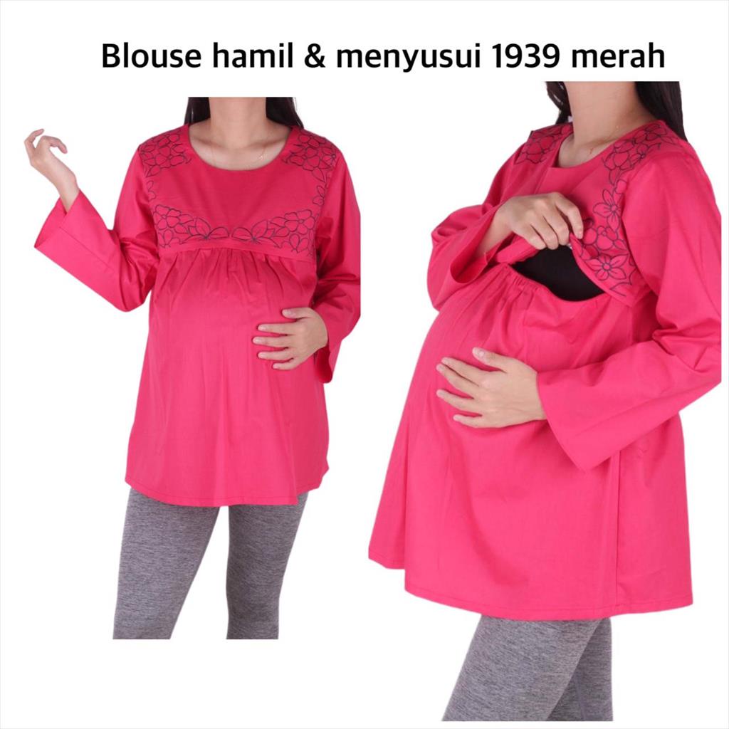 Baju Hamil Blouse Hamil Menyusui 1939