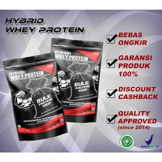 HYBRID WHEY PROTEIN 2 lbs (900 gram) COKLAT FREE SHAKER | Shopee Indonesia