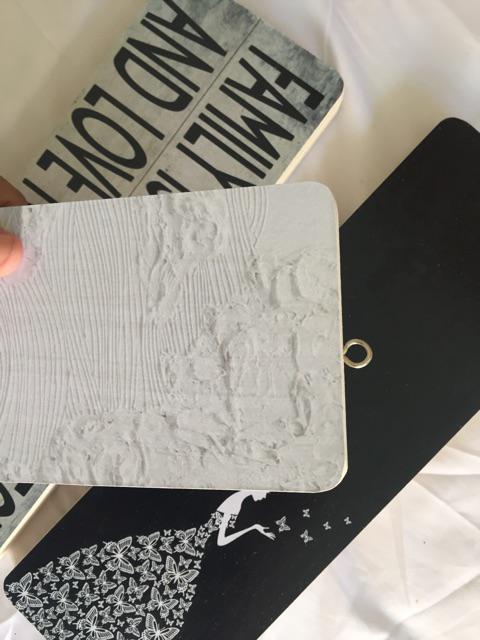 Dekorasi Dinding Scandinavian/poster Kayu / Ukuran 10x30cm / Black Butterfly