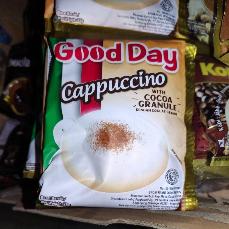 

goodday cappucino with cocoa granule