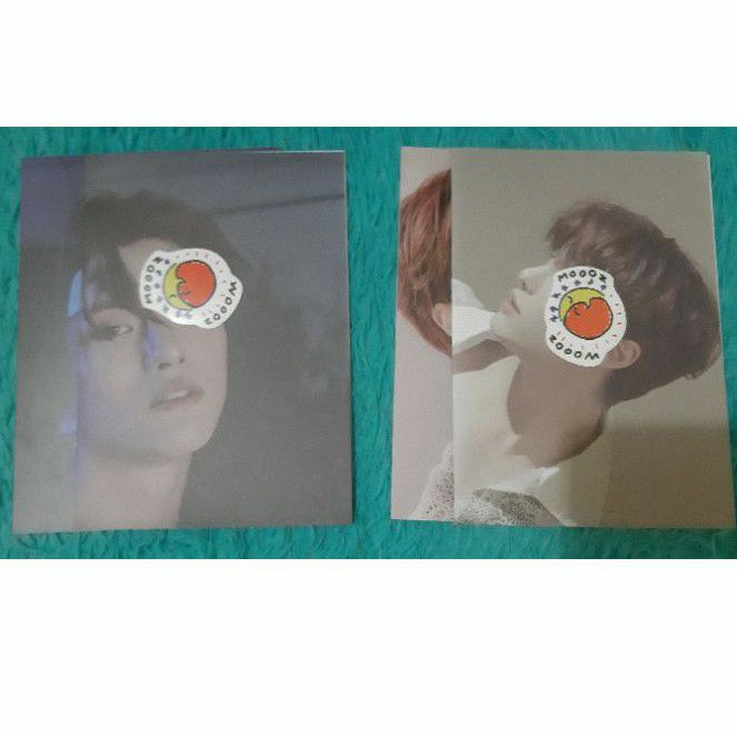 

Postcard 10 lembar + folded poster + moodz stiker album woodz
