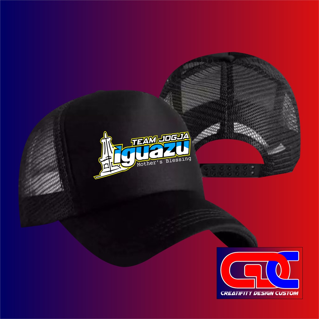 TOPI TRUCKER PREMIUM STJ SUDIRO TUNGGA JAYA IGUAZU - BUS MANIA - STJ MANIA