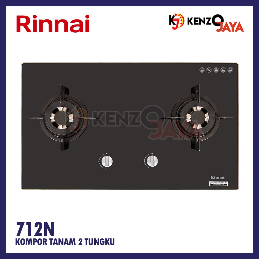 Kompor Gas Tanam RINNAI 712N