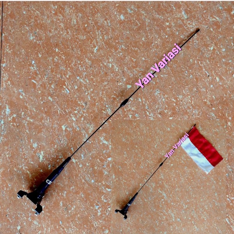Antena Mobil PS 26 antena bendera merah putih antena jepit kap mobil motor antena variasi motor Univ