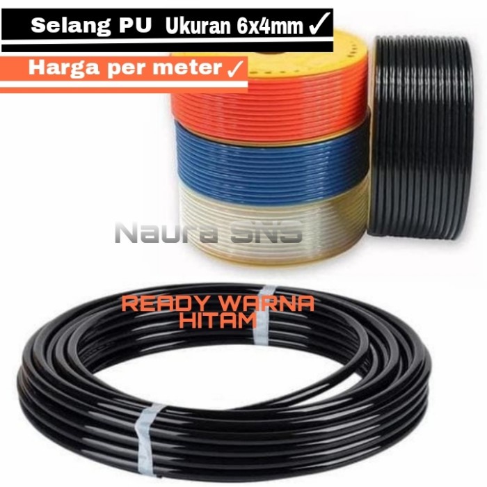 Selang PU 6mm / Selang PU 6x4mm untuk misting